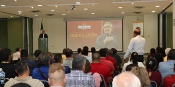 Ramírez Cuéllar presenta informe legislativo en Monterrey y plantea transformación del sistema político