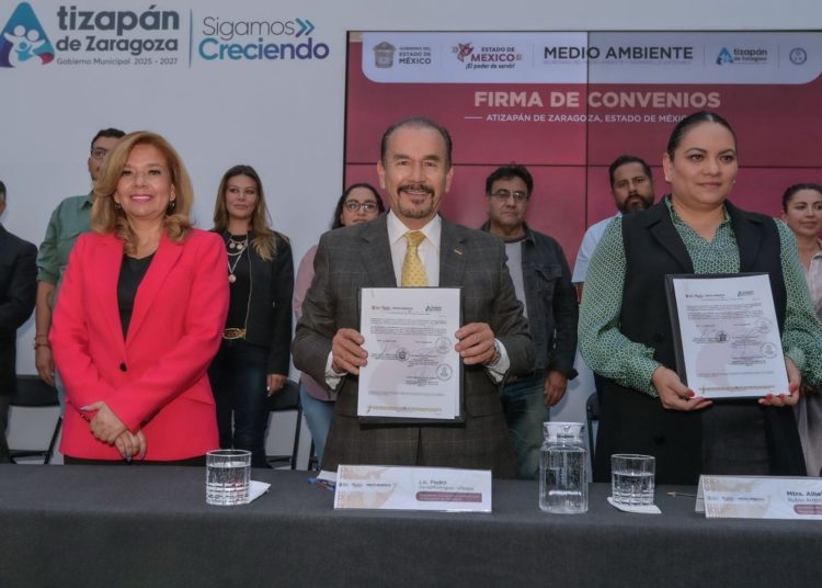 Firman Atizapán de Zaragoza y Gobierno del Edoméx la alianza estratégica por un futuro sostenible