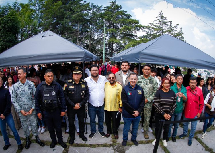Encabeza Isaac Montoya Jornadas por la Paz en el Parque Hormiga de Naucalpan