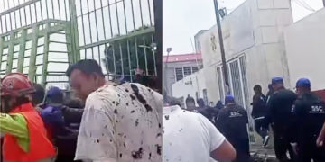 Vecinos increpan y arrojan lodo a alcaldesa de Iztapalapa, Aleida Alavez, por falta de apoyos ante inundaciones