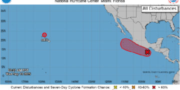 Ocasionará onda tropical en Pacífico lluvias intensas en municipios costeros de Oaxaca