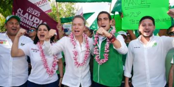 Rumbo a 2027 en Quintana Roo, el PVEM se perfila con Estefanía Mercado y Eugenio “Gino” Segura