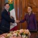 Se reúnen Sheinbaum y Rubio en Palacio Nacional