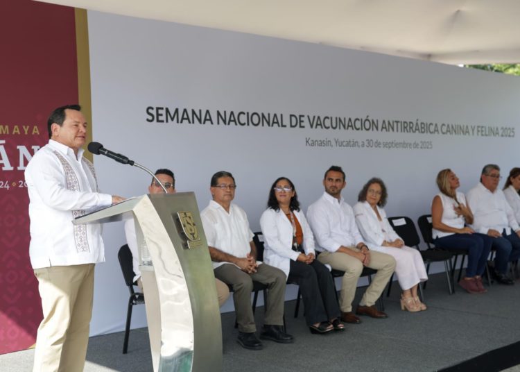 Inicia la Semana Nacional de Vacunación Antirrábica Canina y Felina 2025