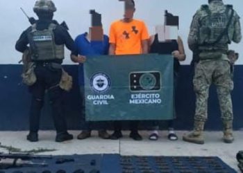 Reportan tres detenidos con armamento en Operación Apatzingán