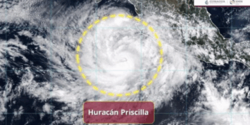 “Priscilla” se intensifica a huracán categoría 1