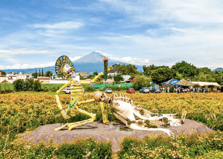 Arranca la quinta edición del Valle de Catrinas en el municipio de Atlixco