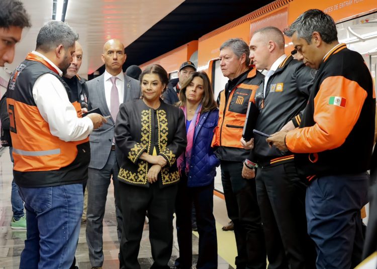 Estima Clara Brugada que la reapertura total de la Línea 1 del Metro sea para el 16 de noviembre