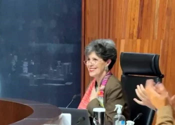 Despiden a Janine Otálora en el TEPJF