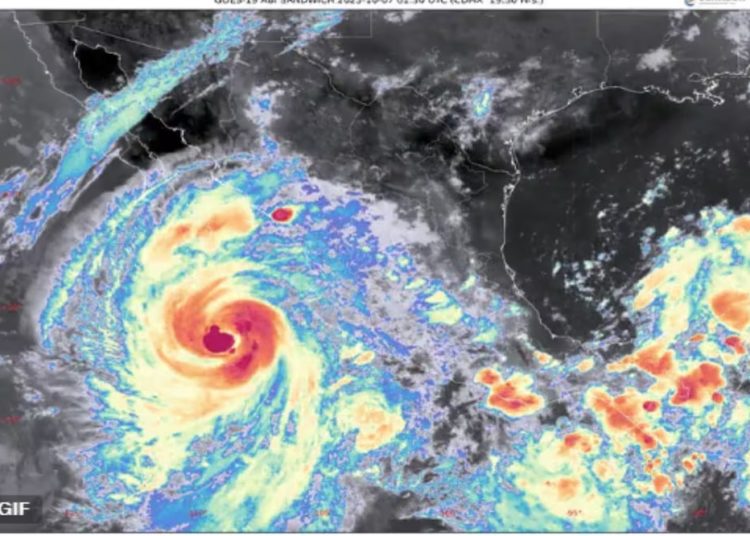 Priscilla adquiere fuerza en su trayecto rumbo a la península de BC