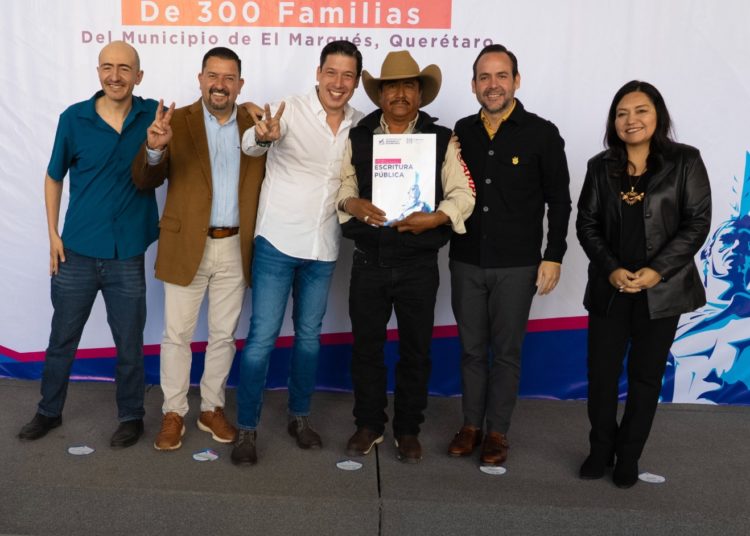 Regulariza Monsalvo los predios de Las Huertas en municipio de El Marqués