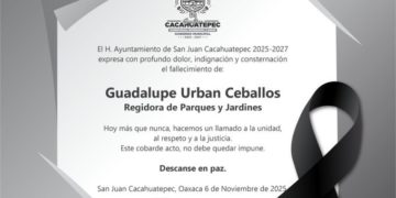 Asesinan a regidora de San Juan Cacahuatepec, Oaxaca