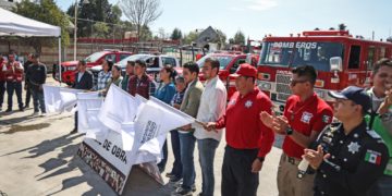 Municipio de Cuautlancingo inicia histórica construcción de estación de bomberos