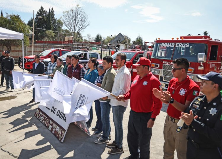Municipio de Cuautlancingo inicia histórica construcción de estación de bomberos
