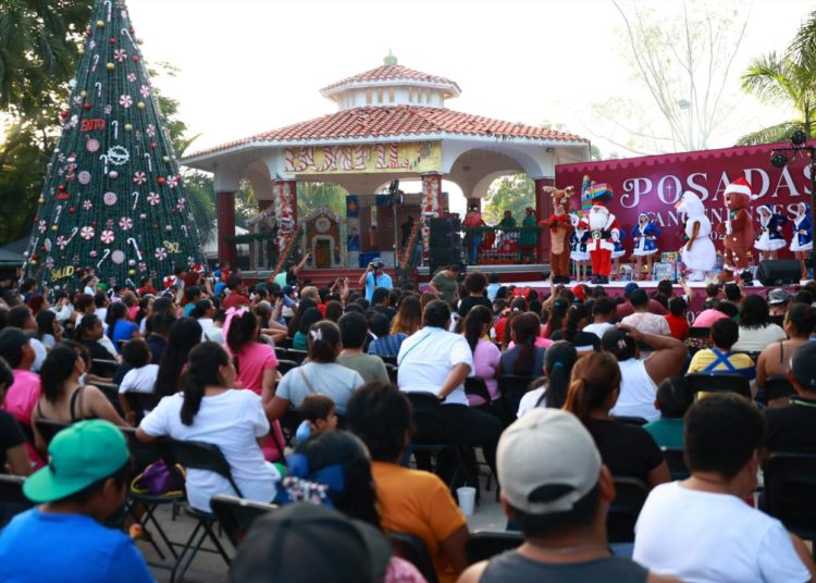 Inician Posadas Cancunenses en Bonfil