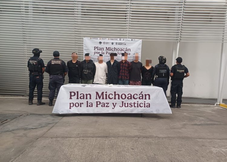 Operativo interinstitucional de seguridad en 11 municipios de Michoacán deja 16 detenidos: SSP