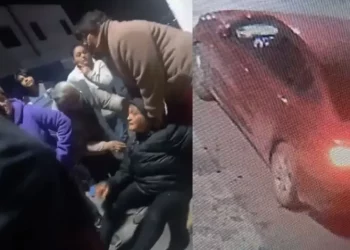 Arrollan a peregrinos en municipio de Hidalgo, Nuevo León, hospitalizan a 8 de ellos