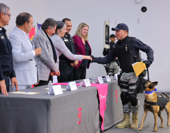 Zapopan suma nueve perros adiestrados a la estrategia de seguridad