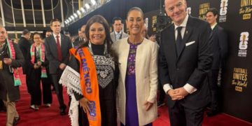 Sheinbaum llega al Kennedy Center en Washington DC para el sorteo de la FIFA; se reunirá con Trump antes de la ceremonia