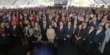 Gobernación asiste al Primer Informe de Gobierno de Alejandro Armenta en Puebla