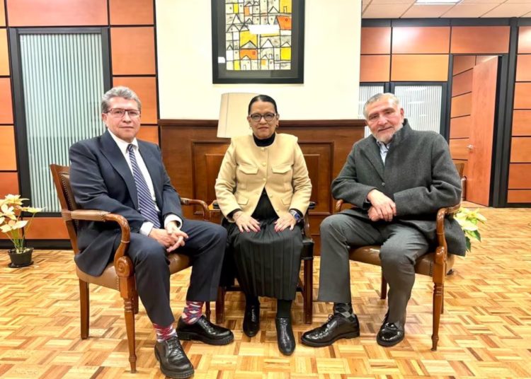 Avión militar de EU no requería autorización del Senado para aterrizar en Toluca, aclara Adán Augusto López