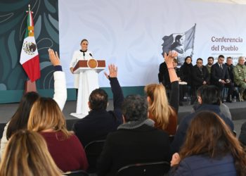 En Estados Unidos distribuyen droga y lavan dinero, responde Sheinbaum a Rubio