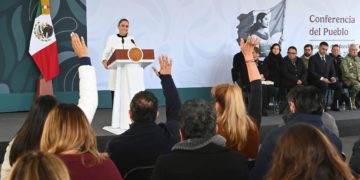 En Estados Unidos distribuyen droga y lavan dinero, responde Sheinbaum a Rubio