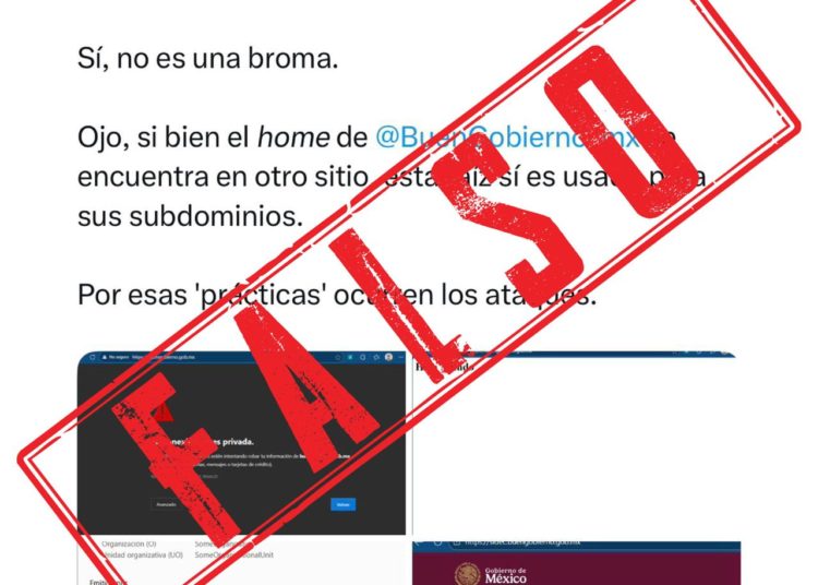 Secretaría Anticorrupción considera falso que operación de sus sitios web sean “sin certificado de seguridad”