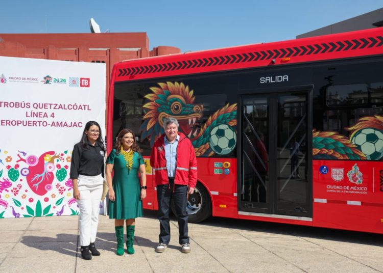 Con nueva ruta Quetzalcóatl del Metrobús se fortalece la electromovilidad en la CDMX, afirma Brugada