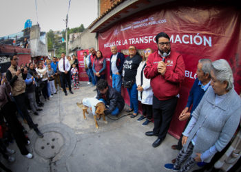 Naucalpan recupera espacio público y rinde homenaje a “Lobito” en San Lorenzo Totolinga