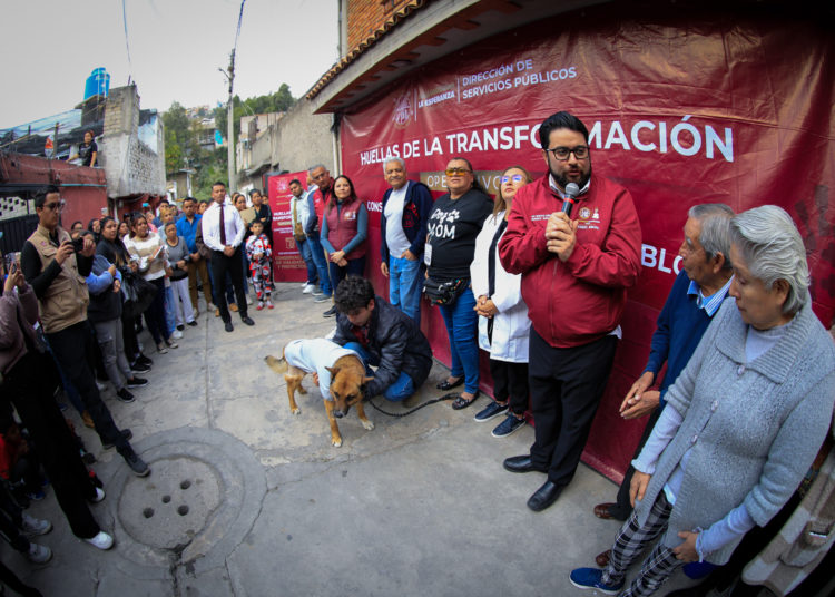 Naucalpan recupera espacio público y rinde homenaje a “Lobito” en San Lorenzo Totolinga