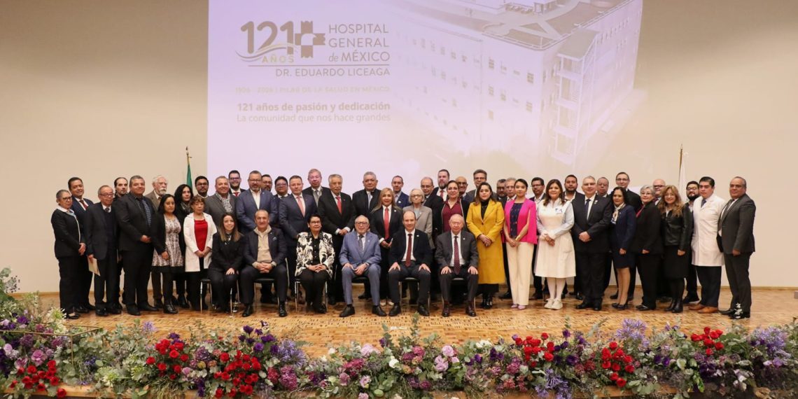 Atención médica, formación y tecnología marcan los 121 años del Hospital General de México