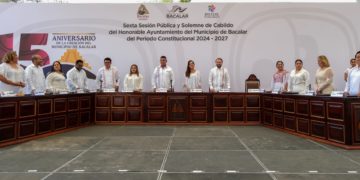 Celebra Bacalar 15 años como municipio