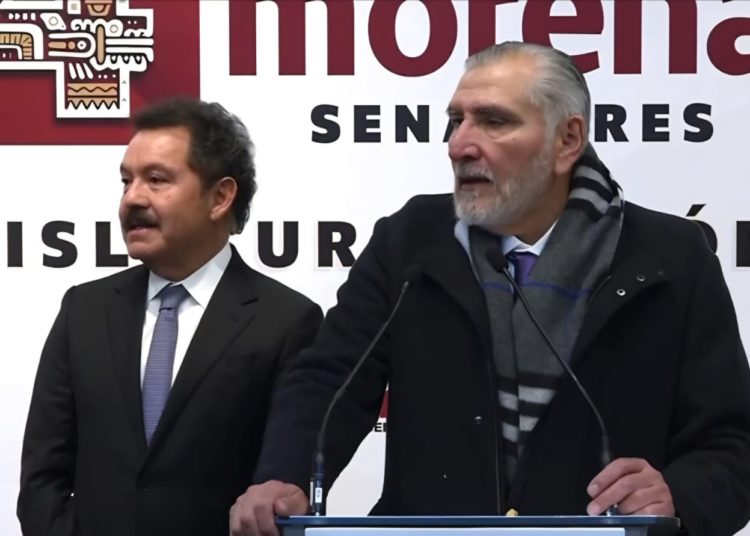 Adán Augusto dice adiós a la coordinación de Morena en el Senado; lo reemplazo Ignacio Mier