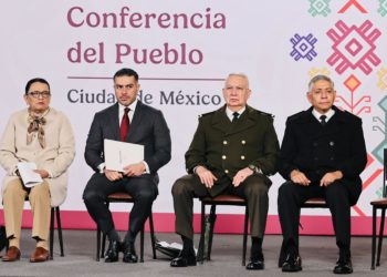 Informa gobierno federal avances sociales y canje de armas en estrategia de seguridad