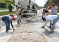 Municipio de El Mante continúa trabajando en el mejoramiento de vialidades 