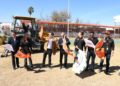 Inicia Fábrica de Escuelas construcción de cancha deportiva en Guadalupe