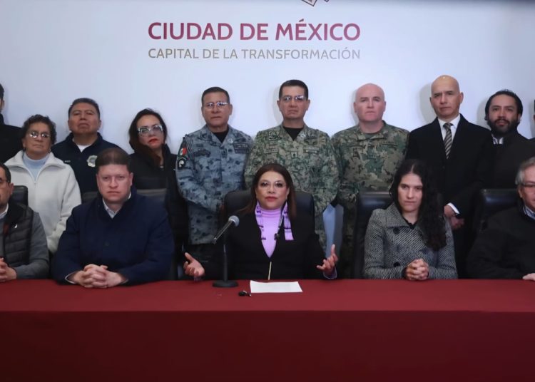 La CDMX se mantiene coordinada segura y en paz, afirma Brugada y respalda estrategia del gobierno de México