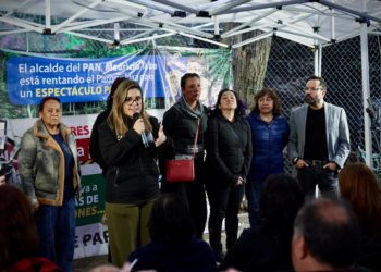 Instalan resistencia vecinal contra supuesta privatización del Parque Lira en MH