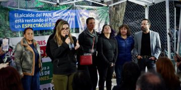 Instalan resistencia vecinal contra supuesta privatización del Parque Lira en MH