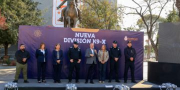 Integran perros robot en la estrategia de seguridad en Guadalupe