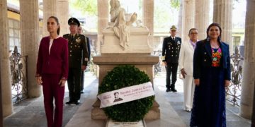 Conmemora Claudia Sheinbaum a Margarita Maza y destaca legado de mujeres en México