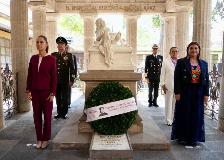 Conmemora Claudia Sheinbaum a Margarita Maza y destaca legado de mujeres en México