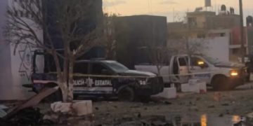 Atacan comandancia municipal de Luis Moya, Zacatecas, con un presunto vehículo con explosivos