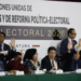 Reforma electoral avanza en comisiones de San Lázaro, con el Verde y PT en contra