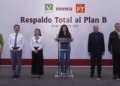 Morena, PT y PVEM acuerdan “respaldo total” a Plan B de Sheinbaum