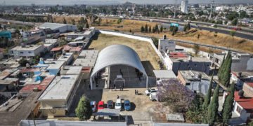 Inaugura municipio de Cuautlancingo barda perimetral del Bachillerato Forjadores de Puebla,
