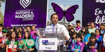 ¡GAM se pinta de morado! Más de 2 mil mujeres arrancan semana histórica rumbo al 8M