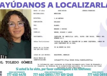 Reportan desaparición de otra estudiante en Morelos