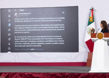 Asegura Sheinbaum que cuenta para depositar a Cuba es fiscalizada